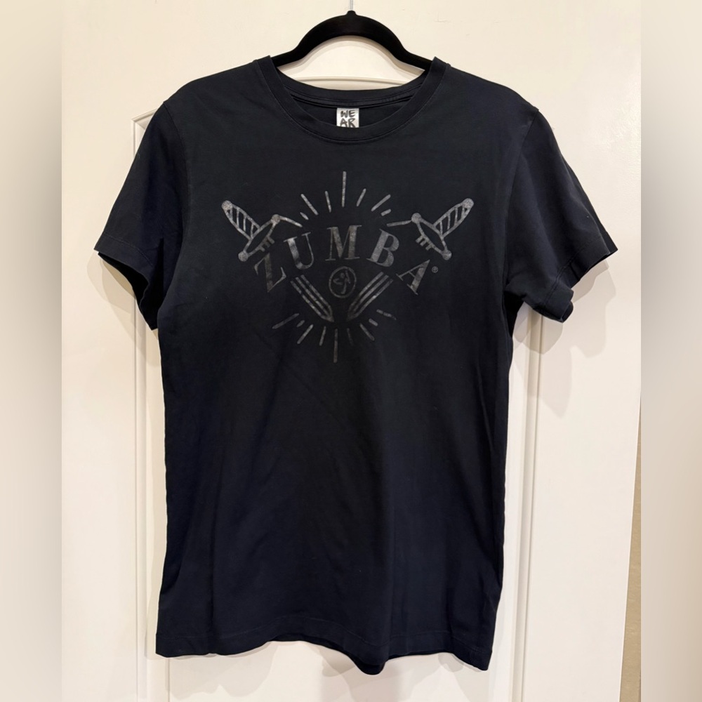 Zumba Fitness Black Short Sleeve Tee